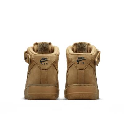 Мужские кроссовки Nike Air Force 1 Mid Flax Outdoor Green Flax/Flax-Outdoor Green