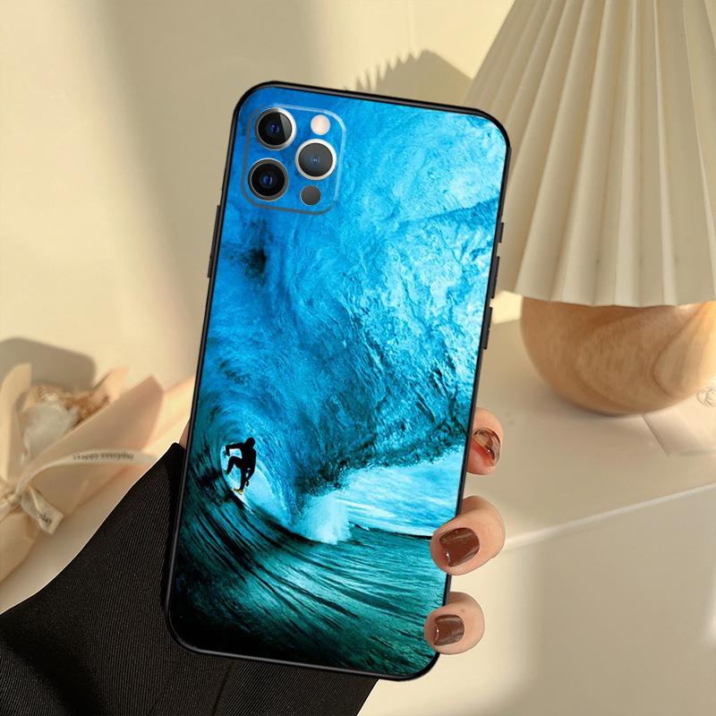 Чехол для iPhone 11 12 13 14 15 16 Pro Max в стиле серфинга, Чехол для iPhone 13 12 Mini XR X XS Max Plus