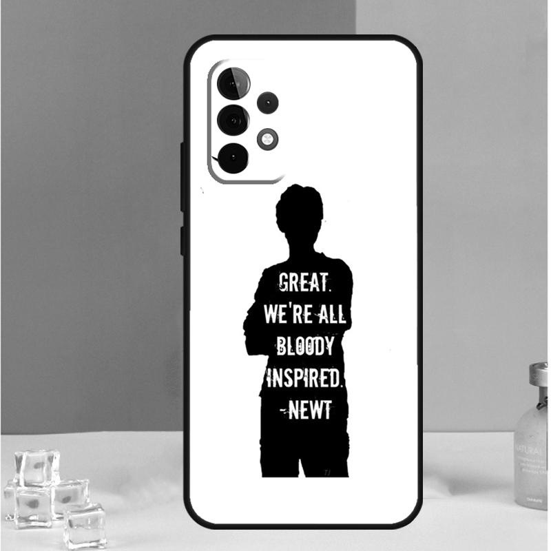 Чехол Newt Quotes The Maze Runner для Samsung Galaxy A55 A35 A15 A13 A33 A53 A36 A26 A16 A54 A34 A14 A32 A52 A56 A05 A06