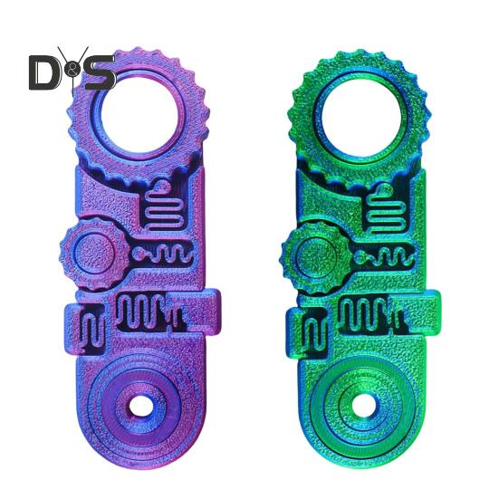 3D-печатная игрушка-кольцо для снятия стресса и беспокойства, 5-в-1, вращающаяся шестерня, сенсорная игрушка для детей и взрослых, портативная для путешествий, осознанная медитация, вращение кончиками пальцев