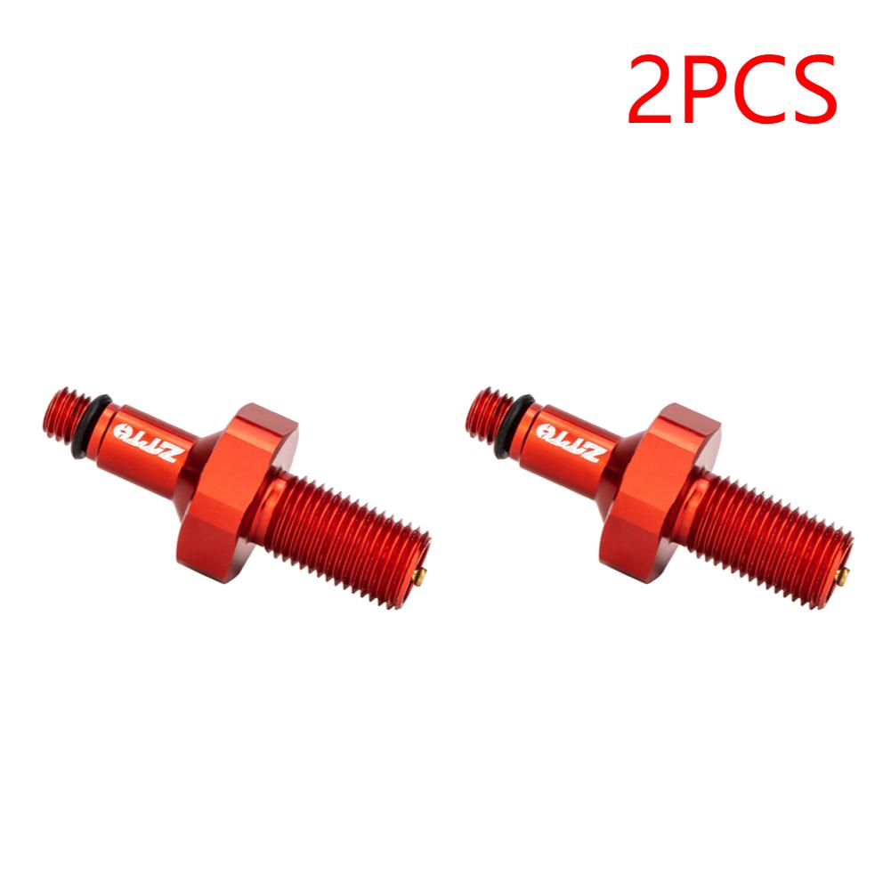 1/2PCS Bicycle Air Rear Shock Absorber Valve Adapter Aluminum Alloy Bicycle Pump Air Nozzle Tube Tool Gallbladder Inflation Tool