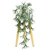 Имитация зеленого растения эвкалиптовый лист настенный цветок лоза украшение для дома подвесная свадебная рана лоза лоза