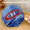 Автоматический зонт с 8 ребрами, складной зонт с дизайном Montreal Canadiens для защиты от солнца и дождя, для путешествий