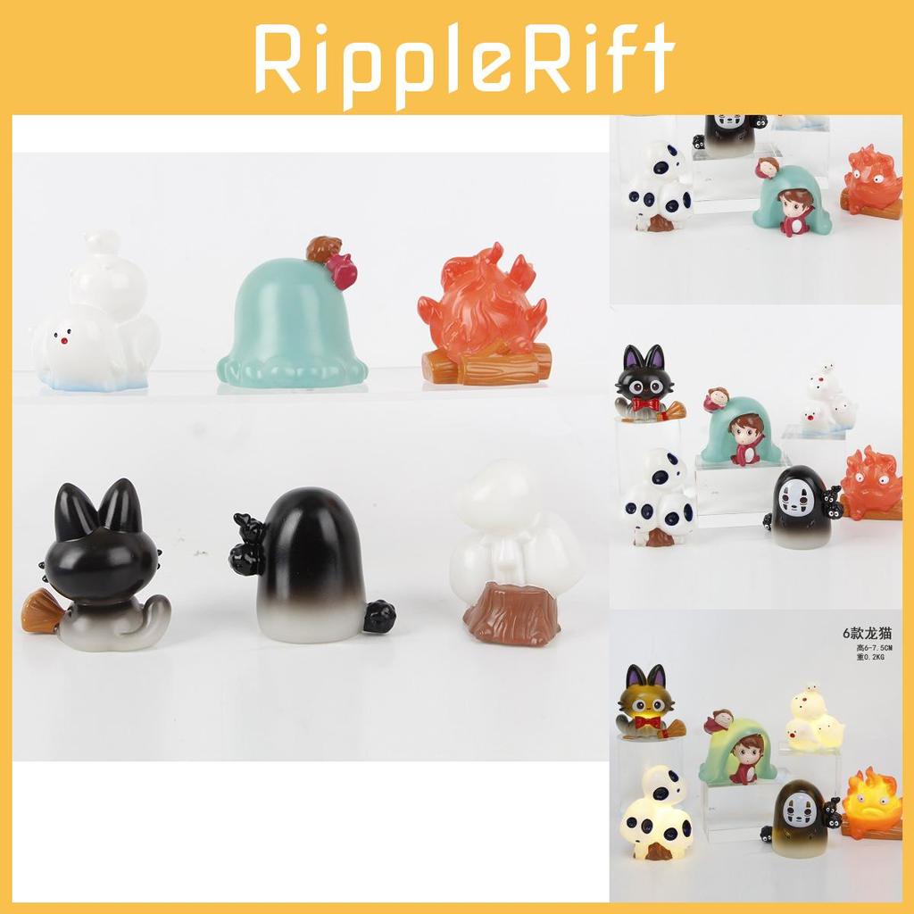 Movie Colorful Ghibli Character Blind Box Toys Featuring Ponyo No Face And Captivating Spirits