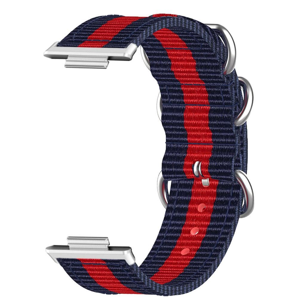 Нейлоновый ремешок для Xiaomi Smart Band 9 Pro/8 Pro/Redmi Watch 5 eSIM/5/4, ремешок для часов с тремя кольцами и металлическим коннектором