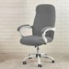 Elastic Office Lift Computer Plain Chair Cover Modern Anti-dirty Boss Rotating Chair Seat Case Removable Waterproof Slipcovers