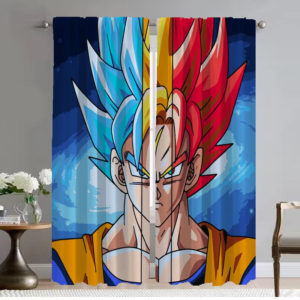 Плотные шторы для камеры Шторы Dragon Ball Детская комната Украшение на Хэллоуин Тюль для спальни Разделительные жалюзи Шторы