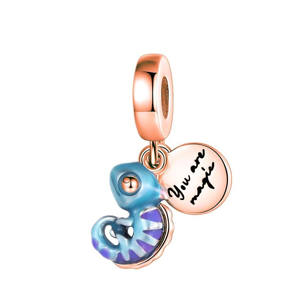 Authentic Luminous Firefly Charms Bee Light Bulb Bead Ring Earrings Fit Copper Bracelets Diy Cultural Jewelry Gift