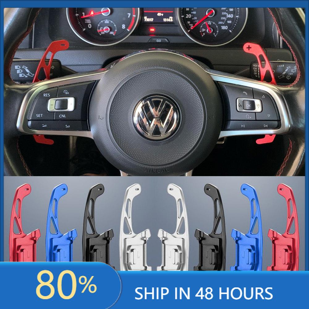 BSK1 For VOLKSWAGEN VW GTI Shifter Paddles Extender For Volkswagen Golf 7/7.5 MK7 GTI GTE GTD R Rline VW Polo MK6 Scirocco Jetta GLI in2
