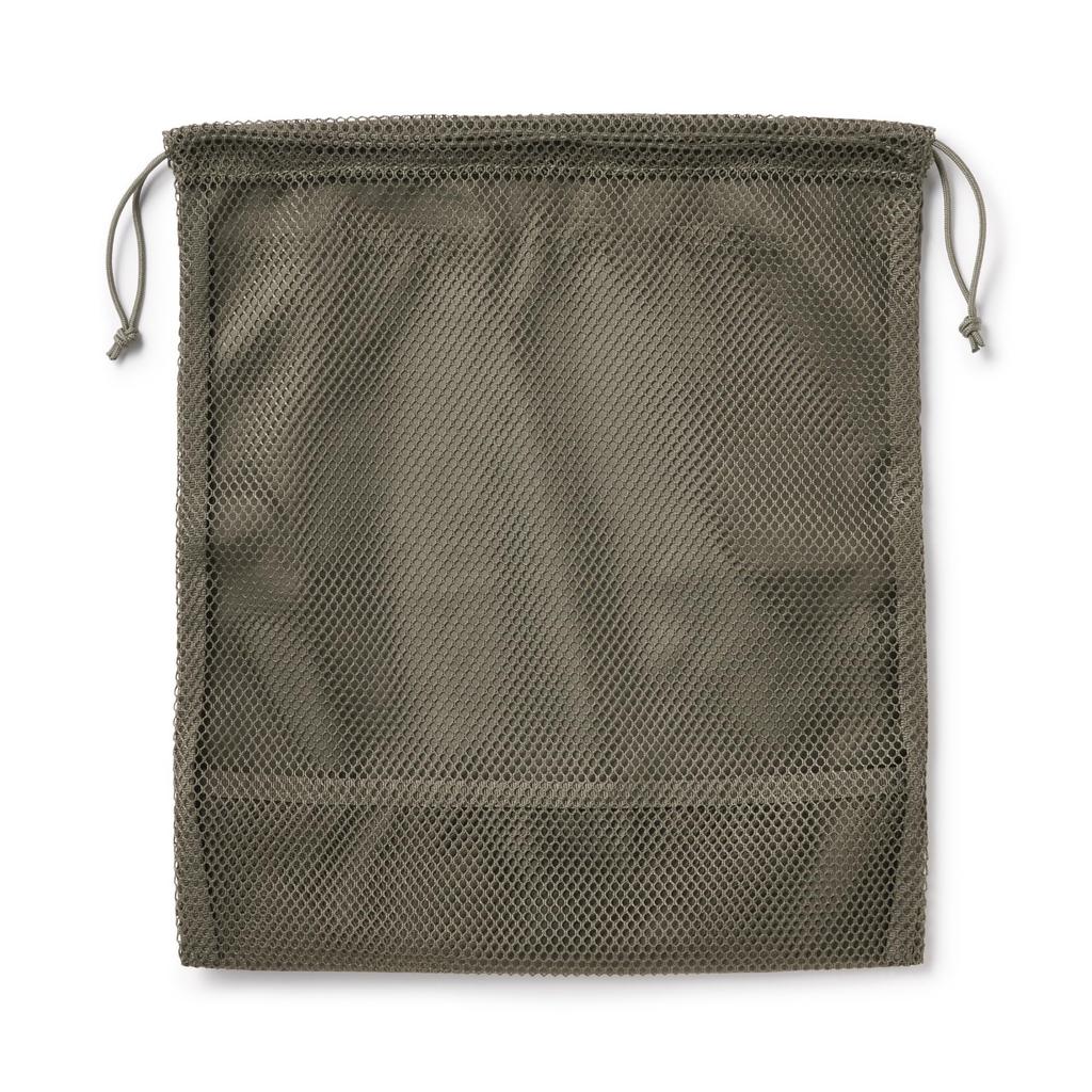 MUJI Сетчатый полиэстер на завязках Двойная 27 x 30 x 12 84475993 Сумка, Тип, Хаки, Средний, Прибл.. см,