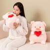 Girl Heart Cute Love Pig Doll Plush Toy Heart Pig Doll Children Accompany Soothing Doll