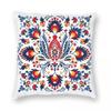 Polish Folklore Wycinanki Pillowcase Polyester Linen Velvet Creative Zip Decorative Room Cushion Cover