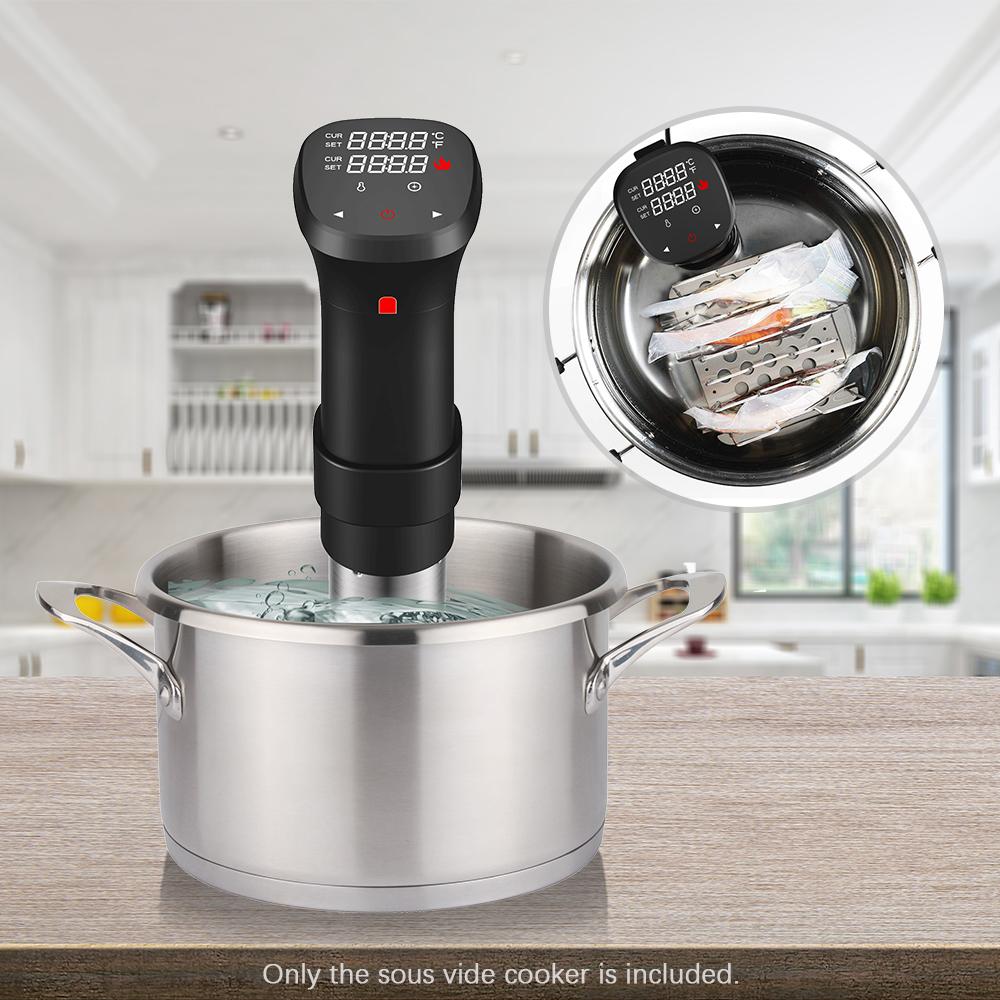 Плита Sous Vide мощностью 1100 Вт, водонепроницаемая, тихая, с точным контролем температуры и времени
