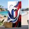 Пляжное полотенце с принтом France Football, быстросохнущее, супервпитывающее, мягкое банное полотенце для плавания, пляжа, путешествий, сувенир, подарок