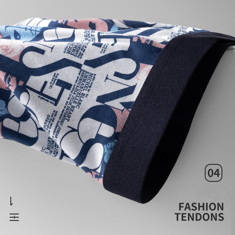 MiiOW 3 шт. молодежное нижнее белье с принтом, мужские трусы-боксеры, удобная дышащая нижняя одежда, сексуальные трусы-боксеры, шорты, мужские трусы, мужские