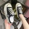 Internet Celebrity Explosion 2025 Summer Women Wear Canvas Shoes Bag Head Half Slippers Thick Sole Heightening New Sandals