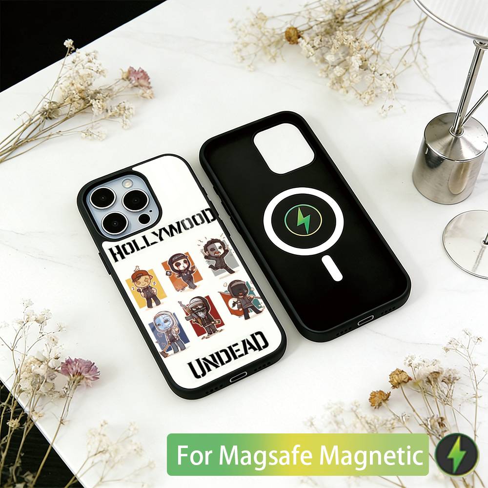H-Hollywood U-Undead Band Phone Case For iPhone17,16,15,14,13,12,11 Plus,Pro Magnetic For Magsafe Wireless Charging