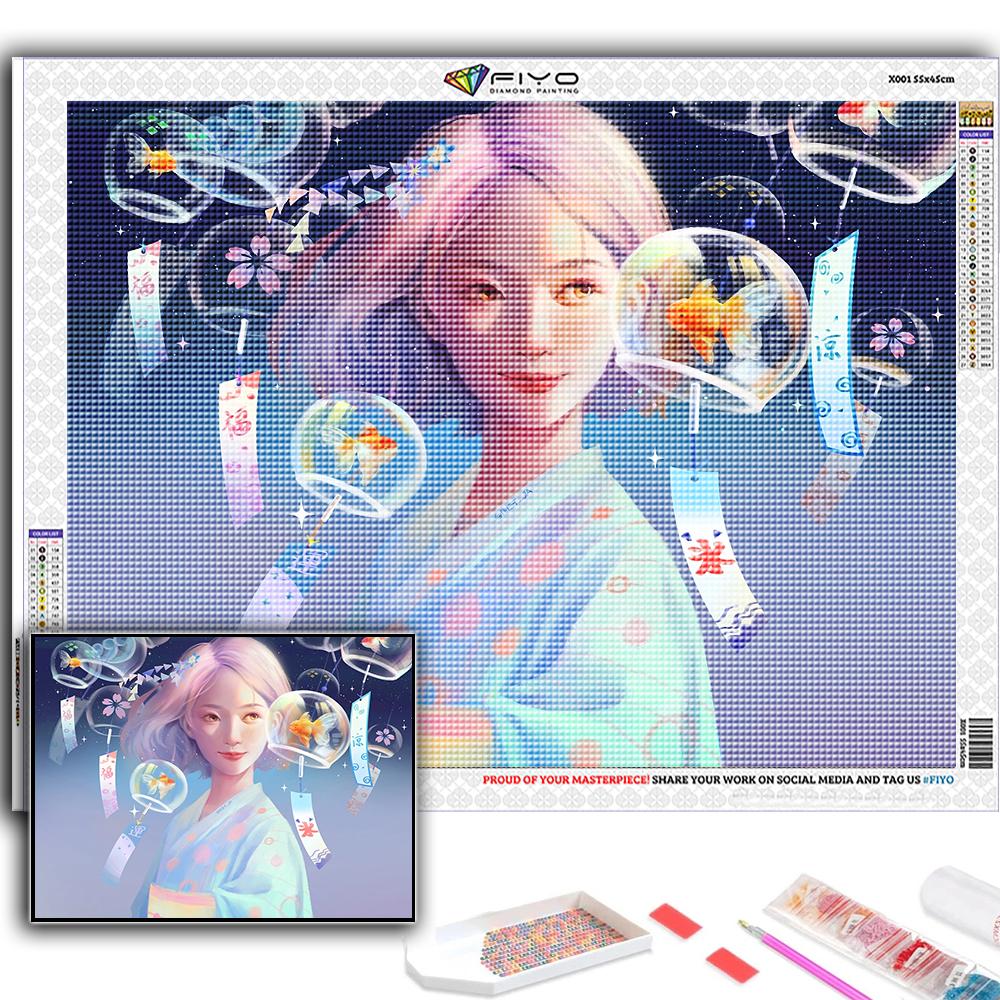 5D DIY Алмазная картина, вышивка крестом, летняя девушка, алмазная вышивка, мозаика, настенное искусство, украшение для дома