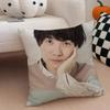 Japanese celebrity actor KKamiki Ryunosuke Cushion Cover Throw Pillow Cover Hidden Button Durable Polyester Chair Cushion