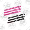 Metal Car Body SYMMETRICAL AWD Badge 3D Emblem Rear Trunk Sticker For Subaru Outback WRX BRZ Forester Impreza XV Legacy Decal vys3
