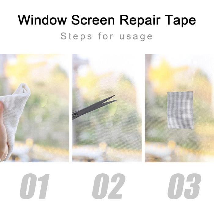 Лента для москитной сетки - SSS - S172 - Стекловолокно - Регулируемая - Супер липкая