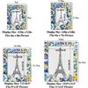 Troditional Spanish Tile Pattern 4x6 Picture Frame, Display Photos 3.5x5.5 without Mat, Elegant Picture Frames Collage Wall Home Gallery Decor