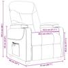 Massage Chair Black Fabric