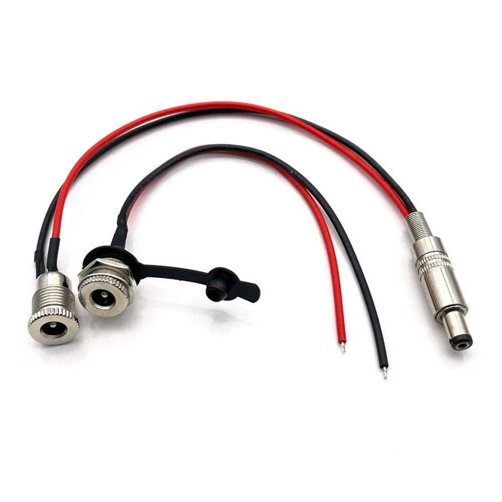 1Pcs DC099 Female Panel Mount Connector 20cm Charging Power Socket Wiring Assembly Accessory