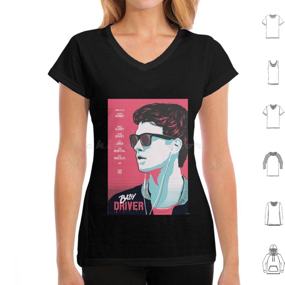 Футболка Baby Driver 6XL Хлопок Крутая Футболка Фильм Baby Driver Кино Киноман Крутое Искусство Гик