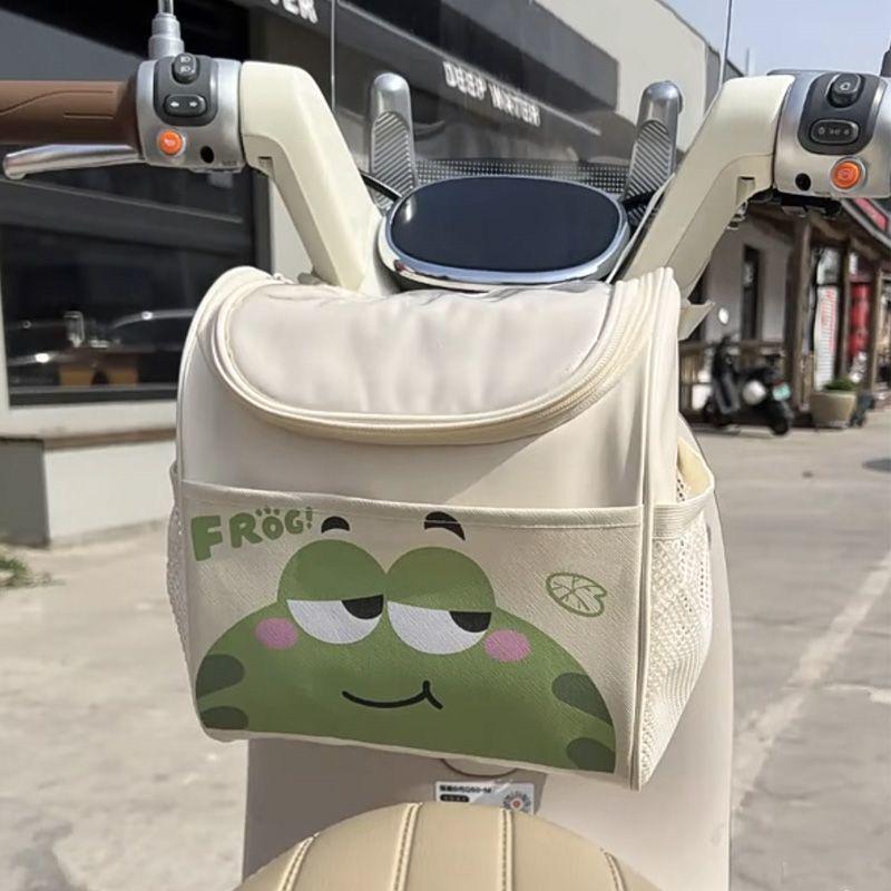 Waterproof Front Hanging Storage Bag for Electric Vehicles and Bicycles