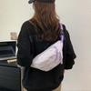 Half Moon Bag Strip  Chest Bag Crossbody Bag Crossbody Waist Pack Simple Running Waist Bag  Women