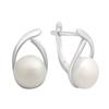 Silver Earrings with Natural Pearls (2186885)
