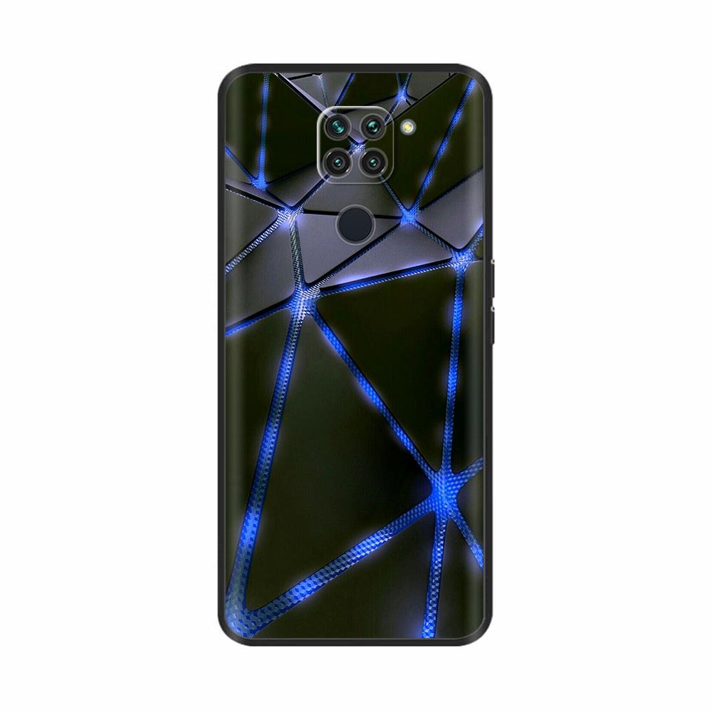 Чехол Для Xiaomi Redmi Note 9 Чехол Мягкая Черная Силиконовая Задняя Крышка Для Redmi Note9 Чехол Redmi Note 9 Чехол Funda Coque Бампер Оболочка
