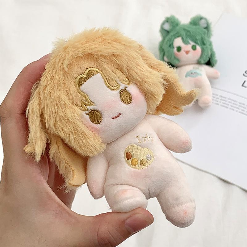 Custom 10cm Plush Doll Keychain Pendant Soft Stuffed Animal Toy Idol Kpop Personality Test Character for Bags