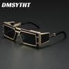 Non-polarized Square Sunglass Men Vintage Luxury Sunglasses Women Fashion Glasses