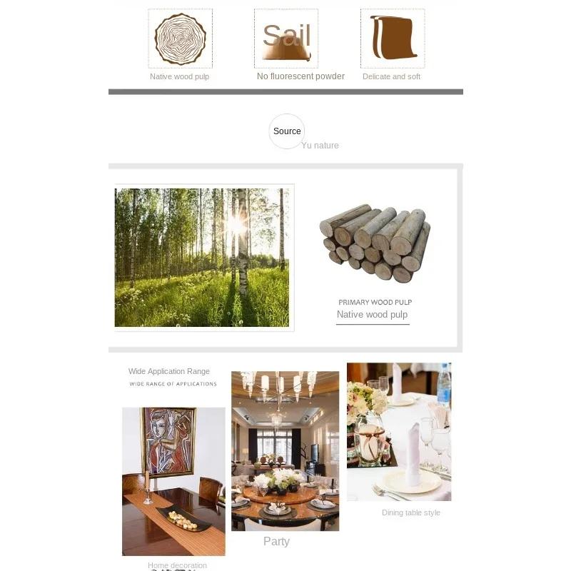 20pcs/Pac 33*33cm 2-Ply Disposable Party Napkin Marble Pattern