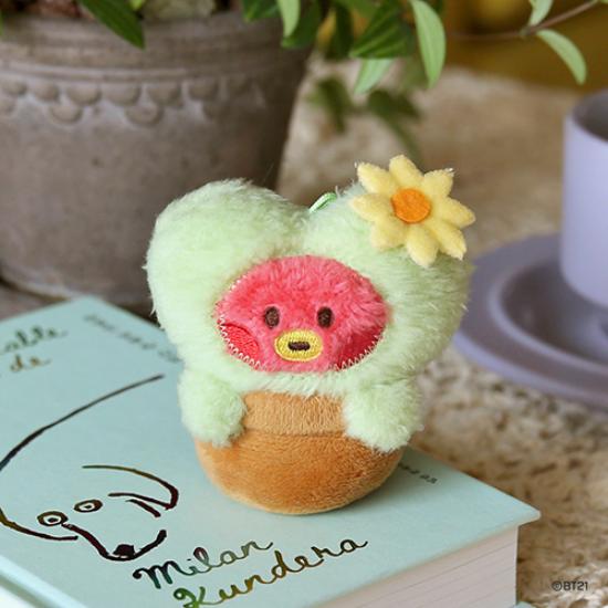 BT21 Брелок для ключей Minini Plush GREEN ver.