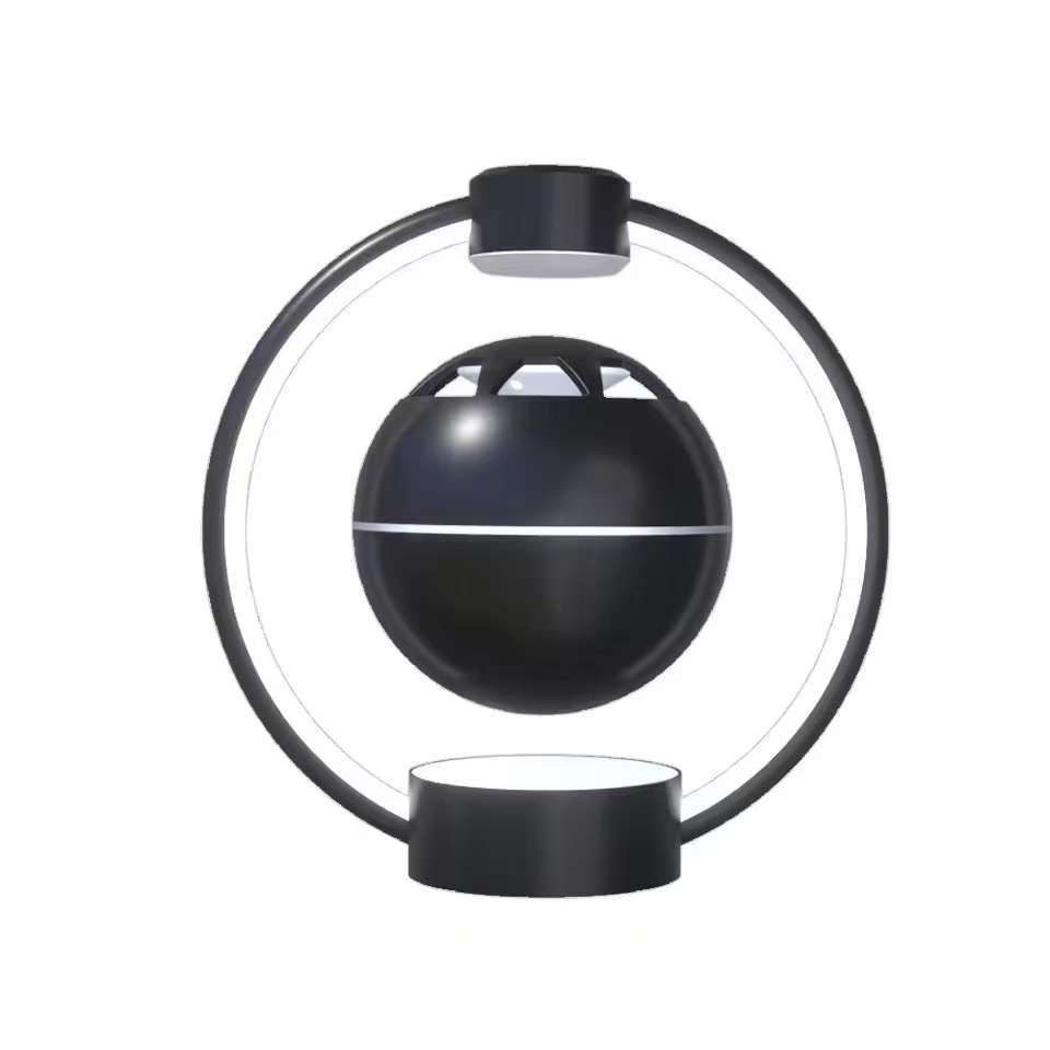 Magnetic Levitating Bluetooth Speaker Wireless Bluetooth with LED Lights, Unique Christmas Birthday Gift, Home Office Decor