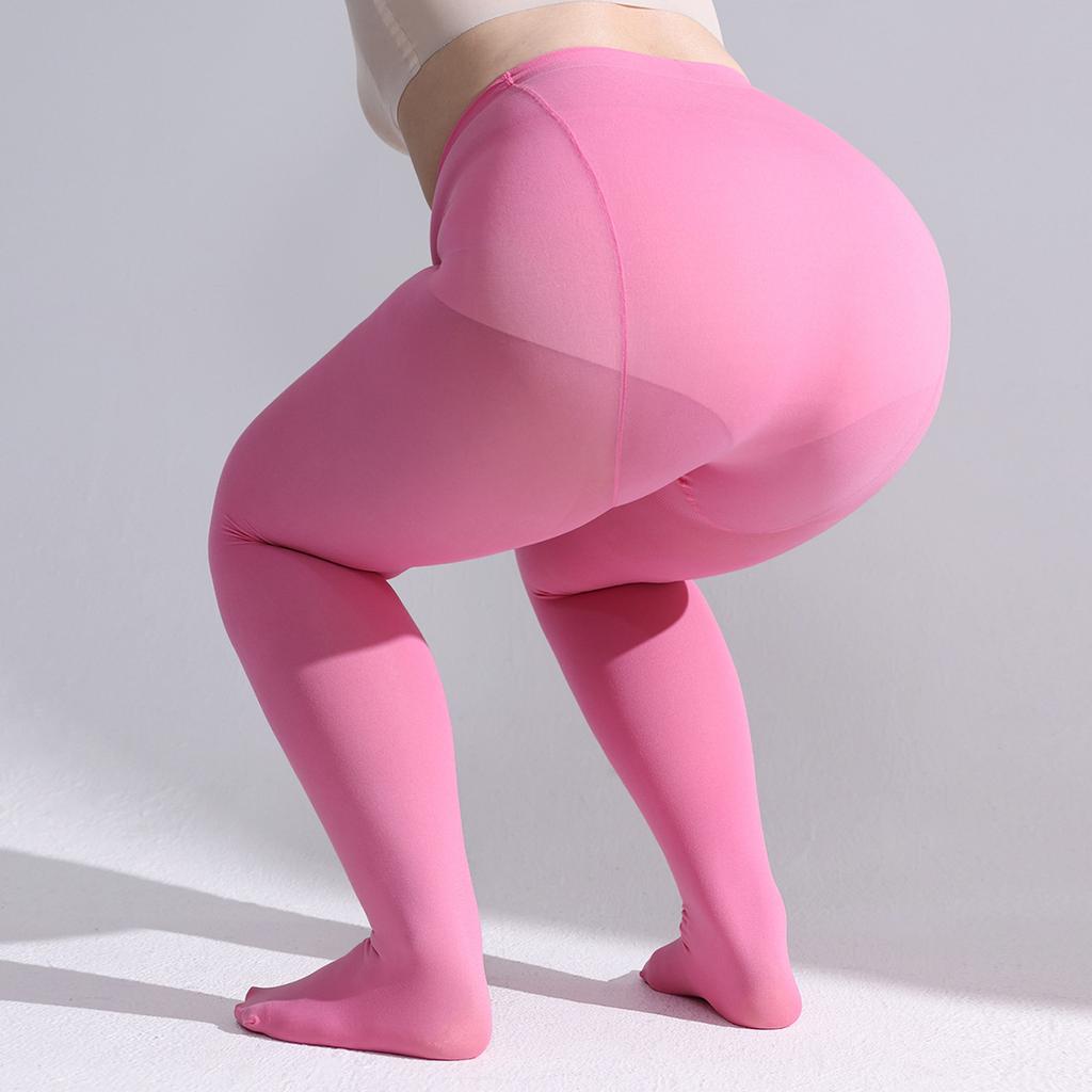 Silk Stockings for Women with High Waist and Elastic Fit with Foot Support for WomenColorful Oversized Pantyhose