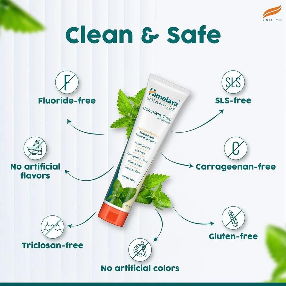 Pack of 2 X Himalaya Botanique Complete Care Toothpaste - Simply Mint 5.29