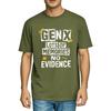 Cool For Unisex Summer tshirt Gen X Lots Of Memories No Evidence Short Sleeve Breathable Round Neck For Her Tee Shirt