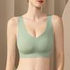 «Удобный бесшовный бюстгальтер без косточек»: «Дышащий, поддерживающий, гладкий, фиксированная чашка для большой и маленькой груди»