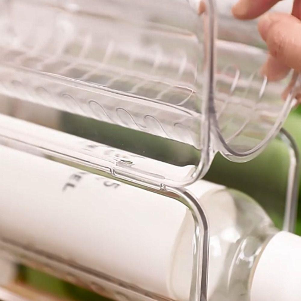 Многослойная стойка для хранения чашек Прозрачный органайзер для бутылок с водой Держатель для бутылок с водой Шкаф