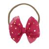 Baby Headband Headband Children's Versatile New Creative Chiffon Bronzing Bow Hair Accessories Headband Little Princess