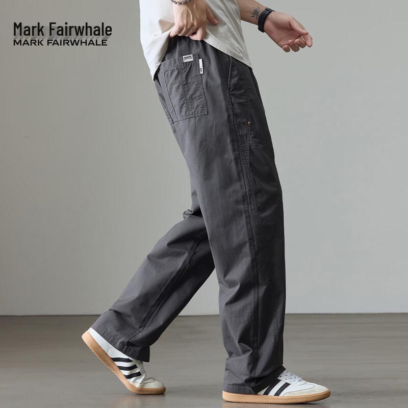 Mark Fairwhale Men's 2025 Autumn/Winter Drawstring Straight Casual Pants