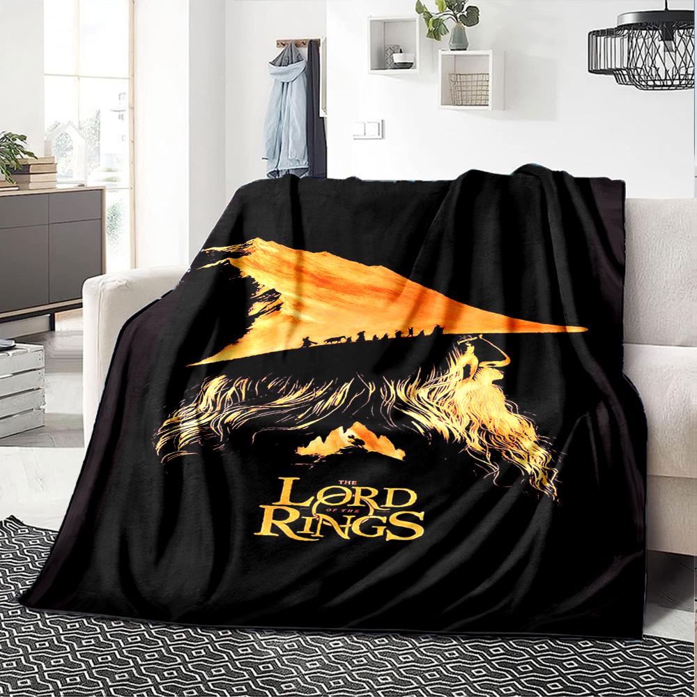 Lord Rings Blanket Durable Comfort Perfect for Livingroom Office Chair Couch Four Seasons Multipurpose Modern