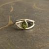 Peridot Oval Gemstone Ring, Stacking Ring, Women Ring, Gift For Her, Handmade Jewelry, Ring For Her , Solid 925 Silver Ring