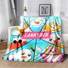 Новый Стиль Lankybox Boxy Foxy Rocky Мультяшное Одеяло, Мягкое Пледовое Одеяло для Дома Спальни Кровати Дивана Путешествий Пикника Покрывало Ребенок