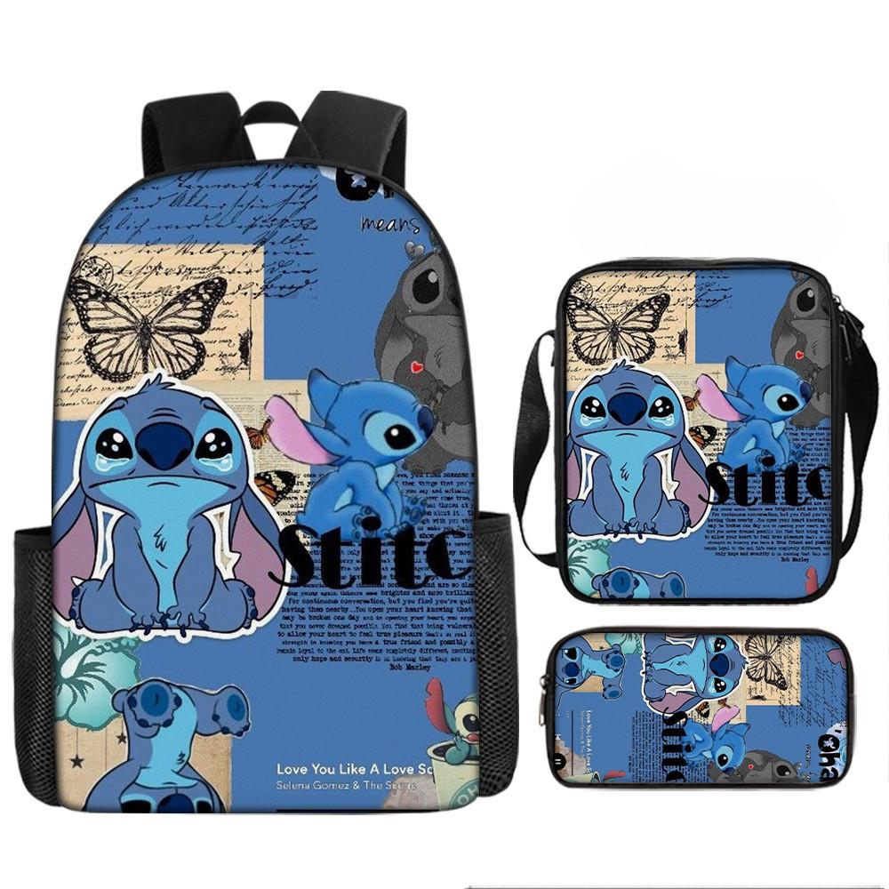 Школьный рюкзак Disney Стич из Оксфордской ткани, легкий, дышащий, для детей