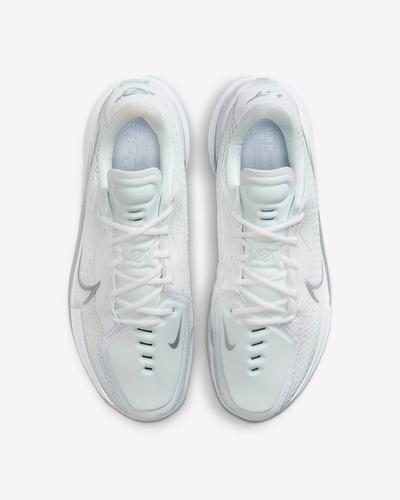 Nike Эйр Зум GT. Баскетбольные кроссовки Cut EP унисекс CZ0176-102 белые, размер